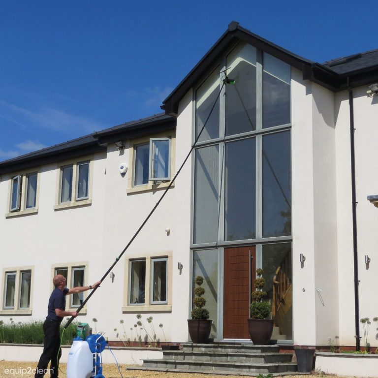 MJF Window Cleaning, professional window cleaning service.  Cleaning windows on this house in your area.  